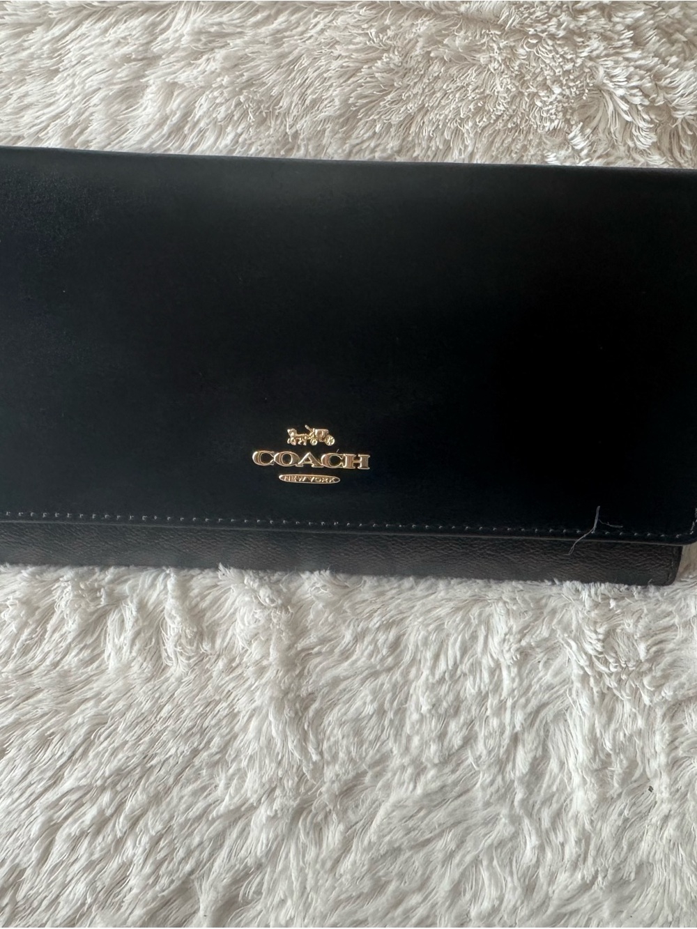 Coach Signature Trifold Wallet